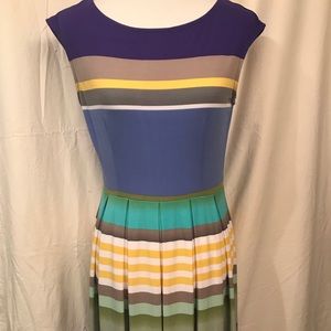 London Times Multi-Color Stretch Dress